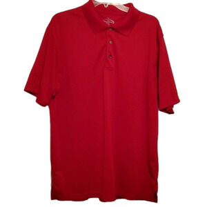 Champions Tour Men's Red Striped Golf Polo Shirt Size XL